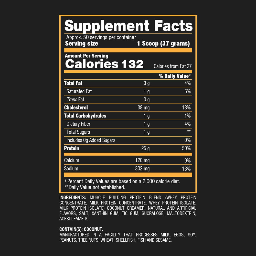 Shaker cup with Whey HD powder mixed for a shake.