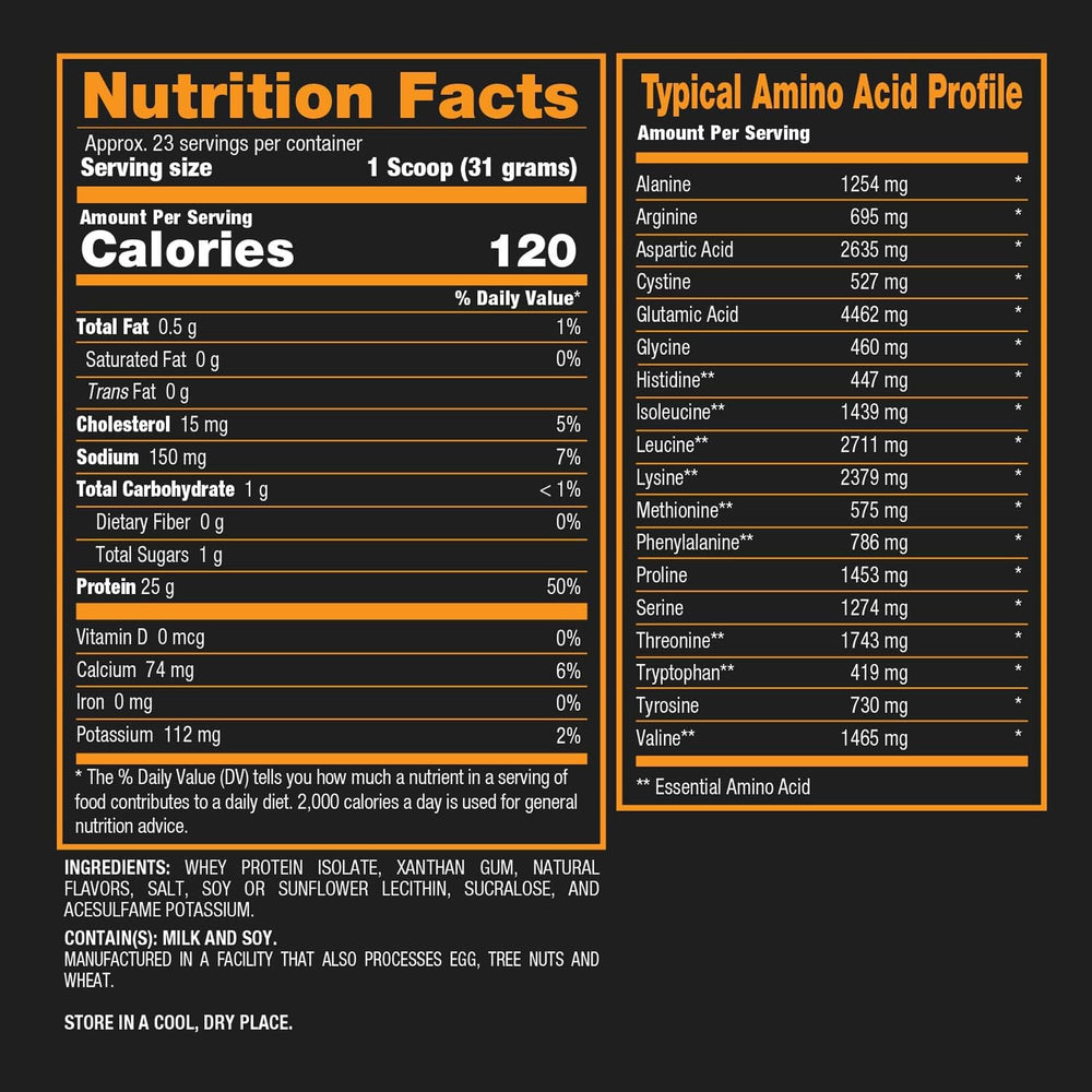 BPI Sports ISO HD low-carb macro-friendly option supports macro tracking