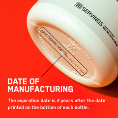 BARE packaging shows 50 servings and sugar-free formula for daily hydration.