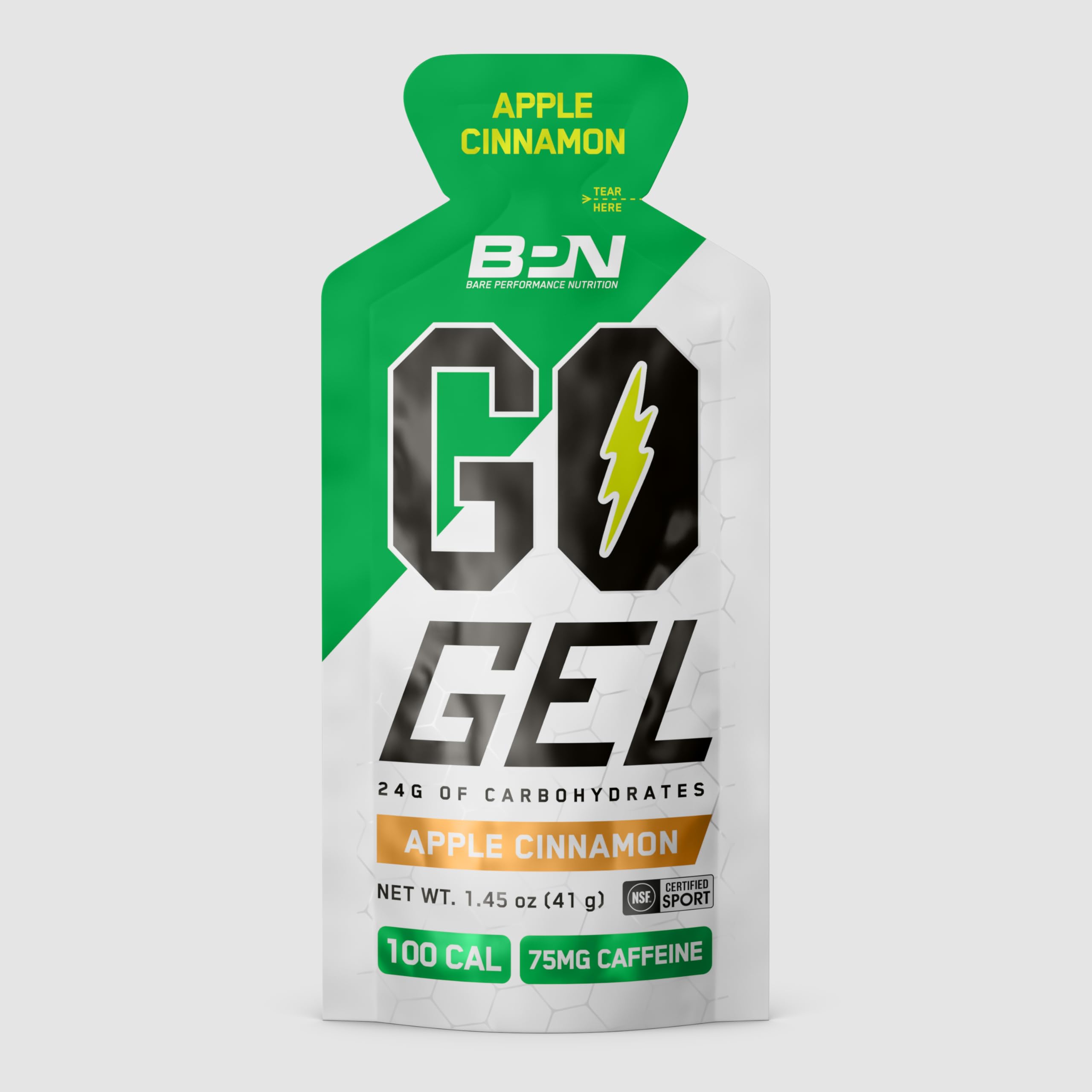 BARE PERFORMANCE NUTRITION Go Gel Endurance single-pack ready for carry in pocket