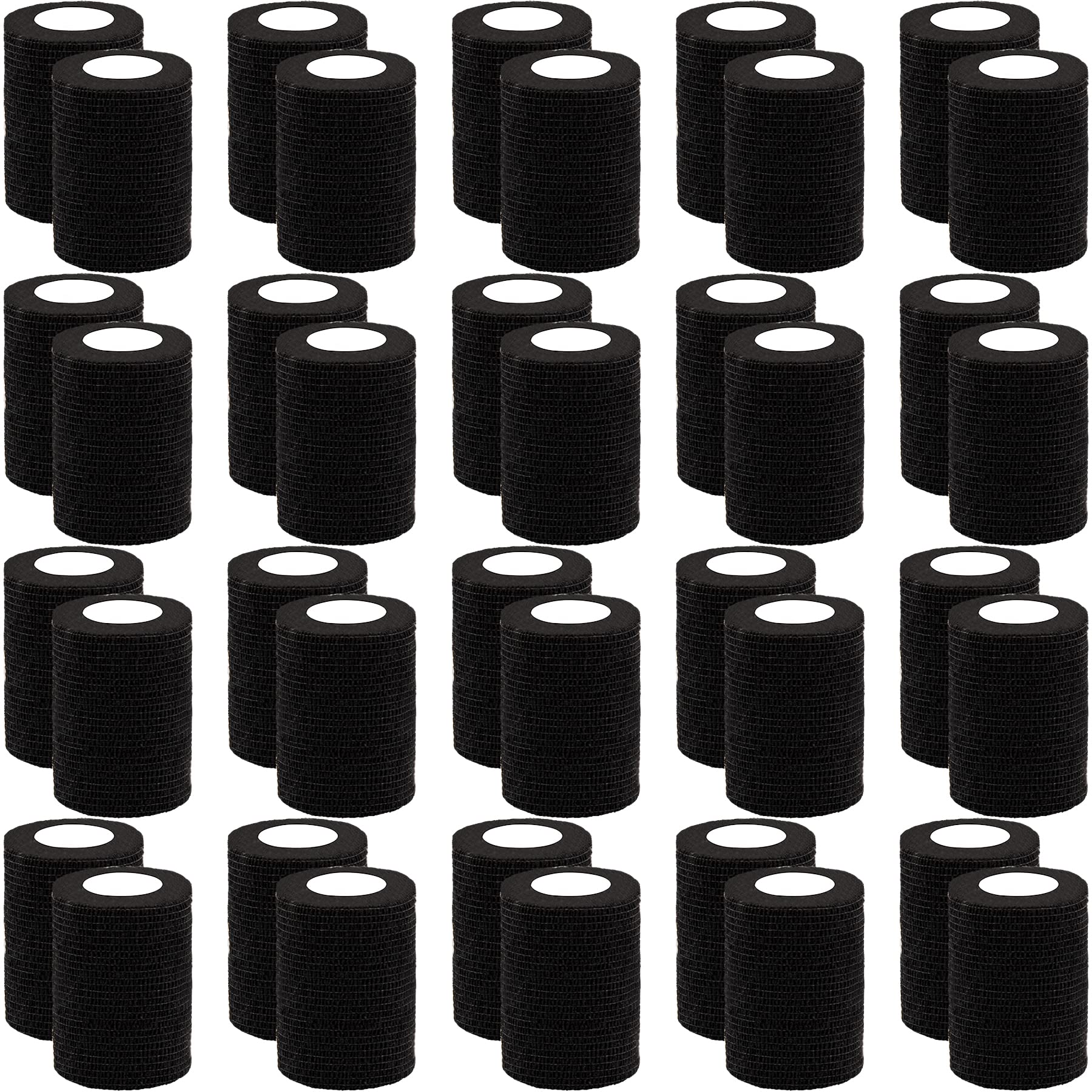 BQTQ 40-rolls self-adherent bandage wrap, easy removal with no sticky residue.
