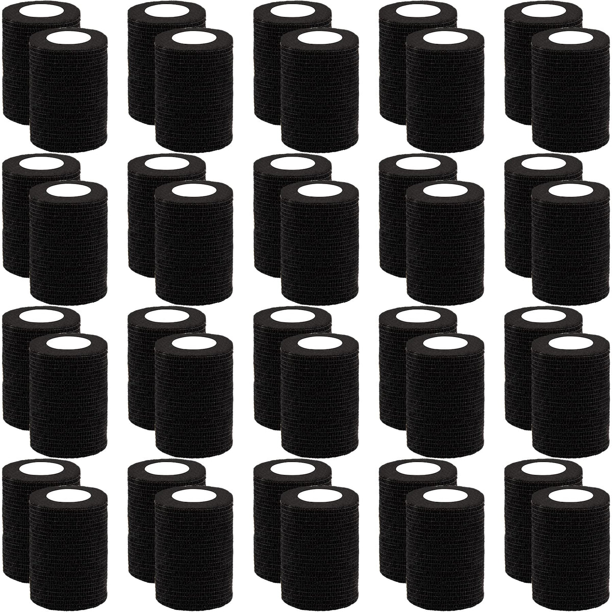 BQTQ 40-rolls self-adherent bandage wrap, easy removal with no sticky residue.
