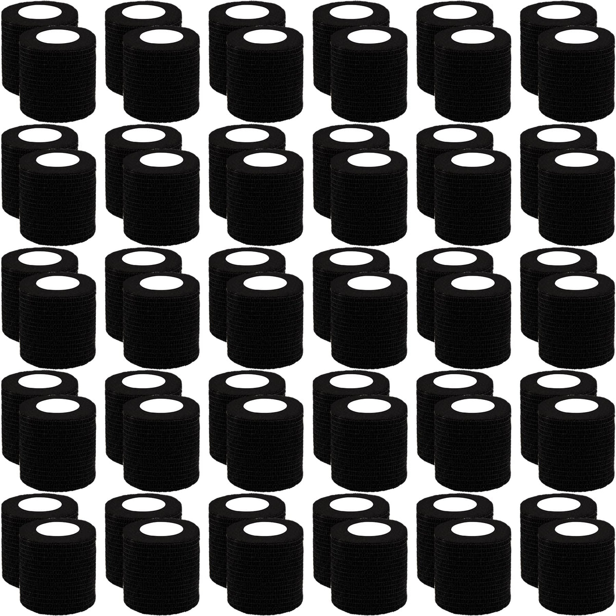BQTQ self-adhesive bandage wrap, 60 rolls, 2 inch width for quick coverage
