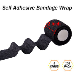 Close-up of BQTQ bandage wrap texture showing breathable non-woven material