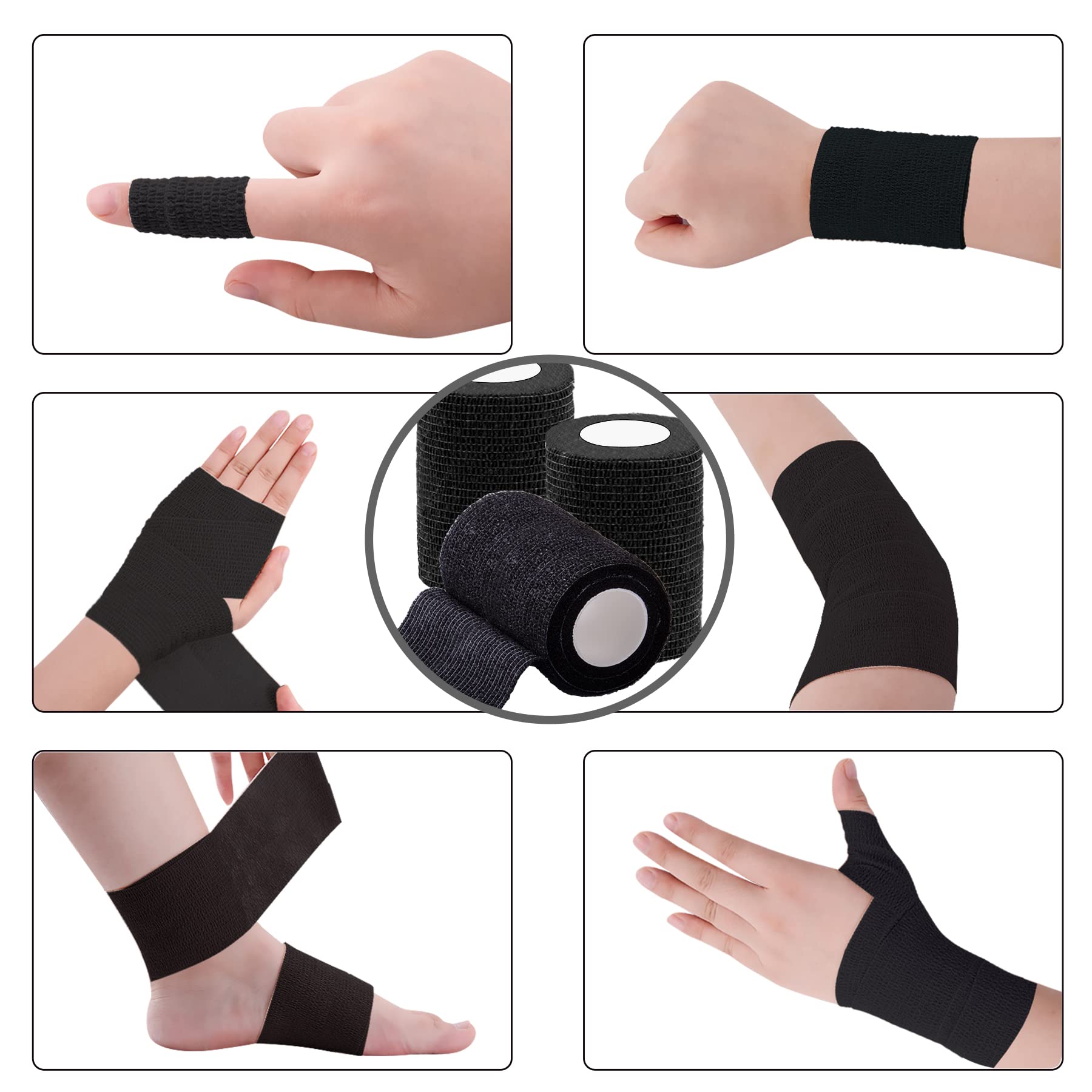 BQTQ 3-inch wrap, 5-yard length for versatile daily use.