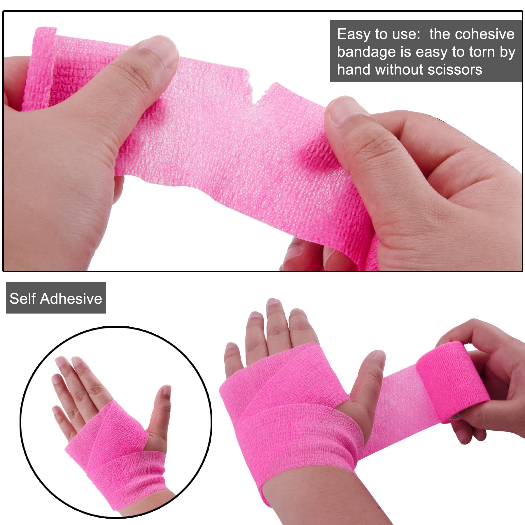BQTQ breathable nonwoven wrap keeps skin comfortable during wear.