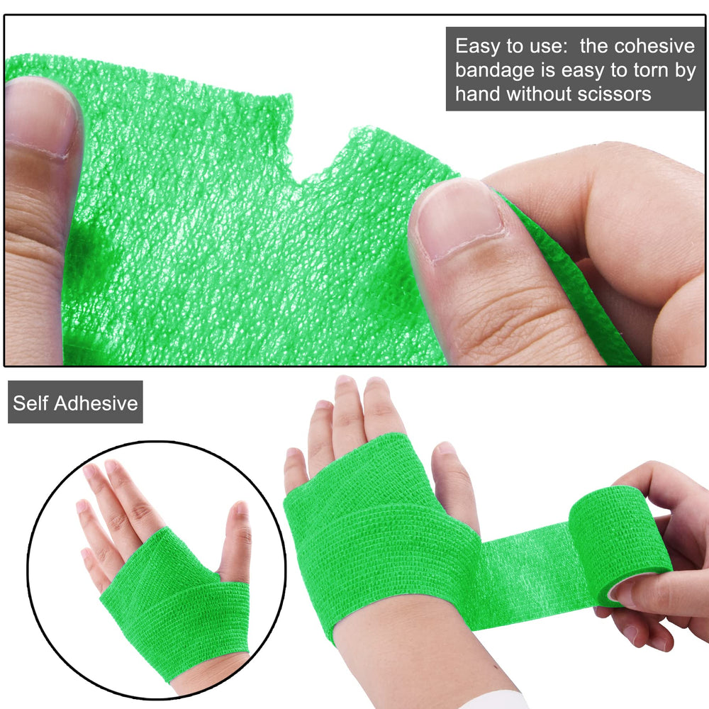 BQTQ cohesive wrap provides adjustable tension for comfortable wrist-to-ankle supports.