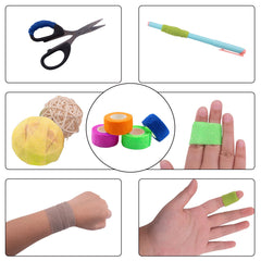Color variety for quick identification and task organization with BQTQ wraps