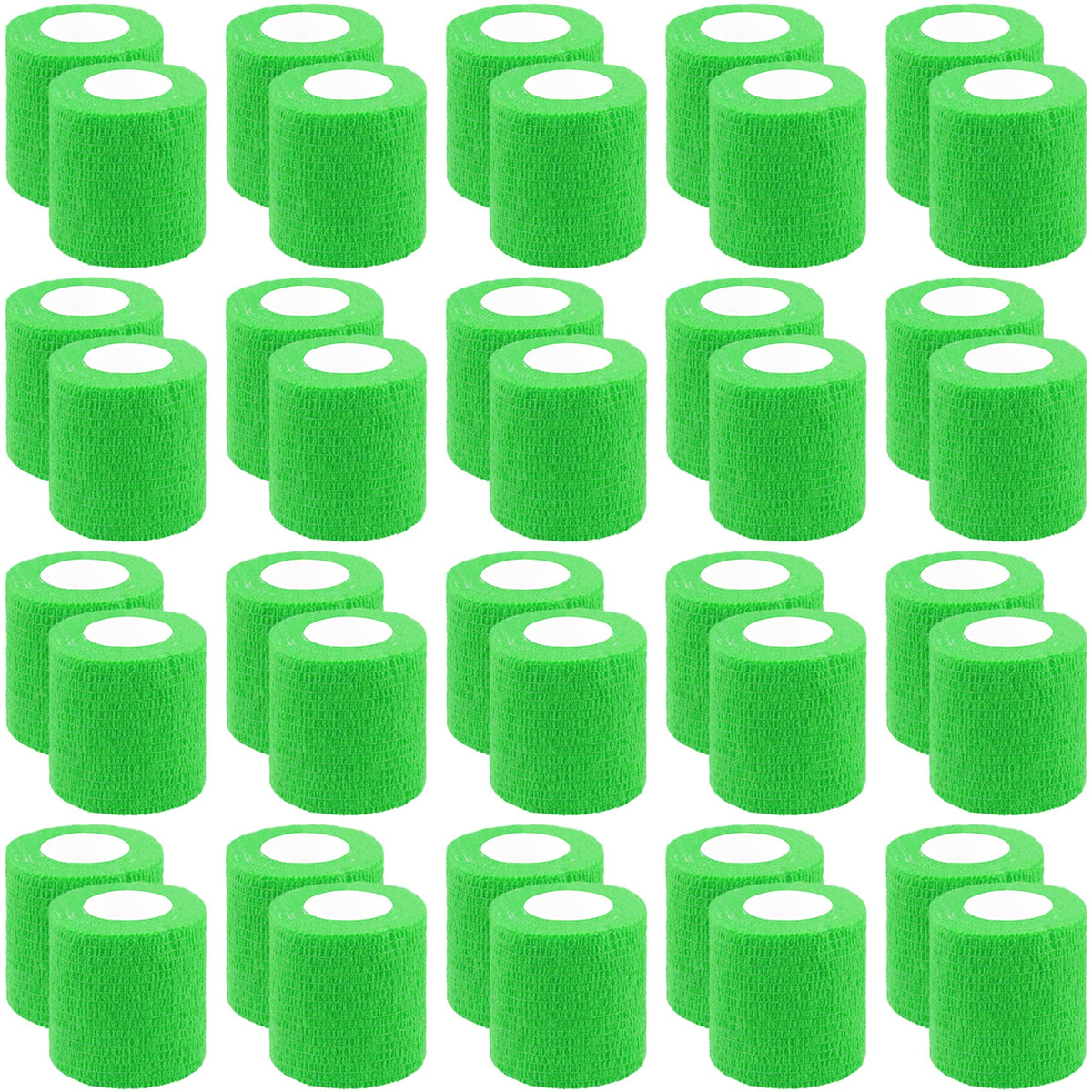 BQTQ neon green bandage roll 2in 5yds for secure, breathable wraps.