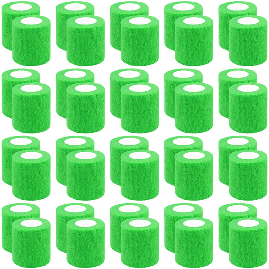 BQTQ neon green bandage roll 2in 5yds for secure, breathable wraps.