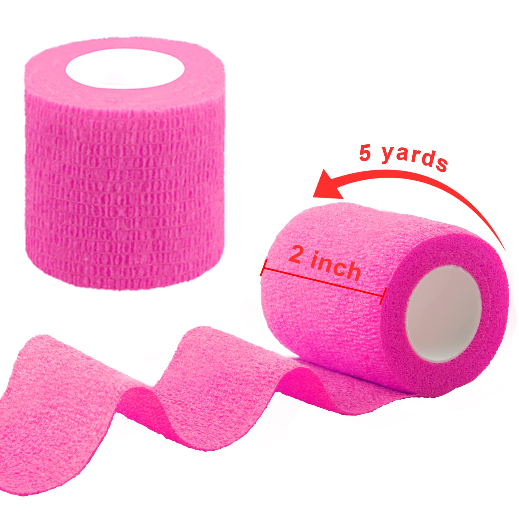 BQTQ self-adhesive wrap provides wrist support without clips.