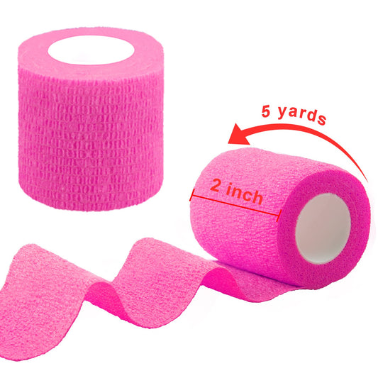 BQTQ self-adhesive wrap provides wrist support without clips.
