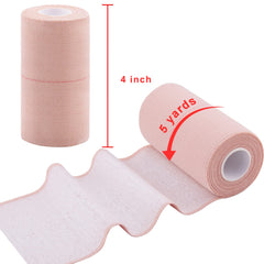 BQTQ self-adhesive bandage wrap on the wrist for gentle support.
