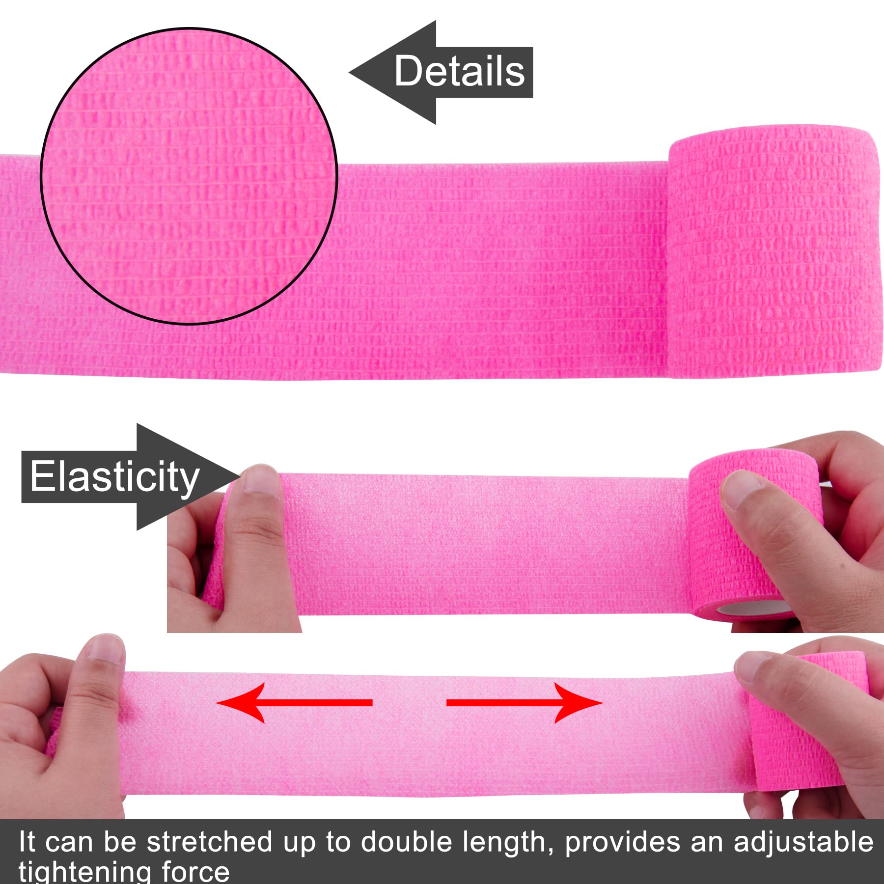 BQTQ versatile wrap supports ankles, wrists, elbows, and knees.