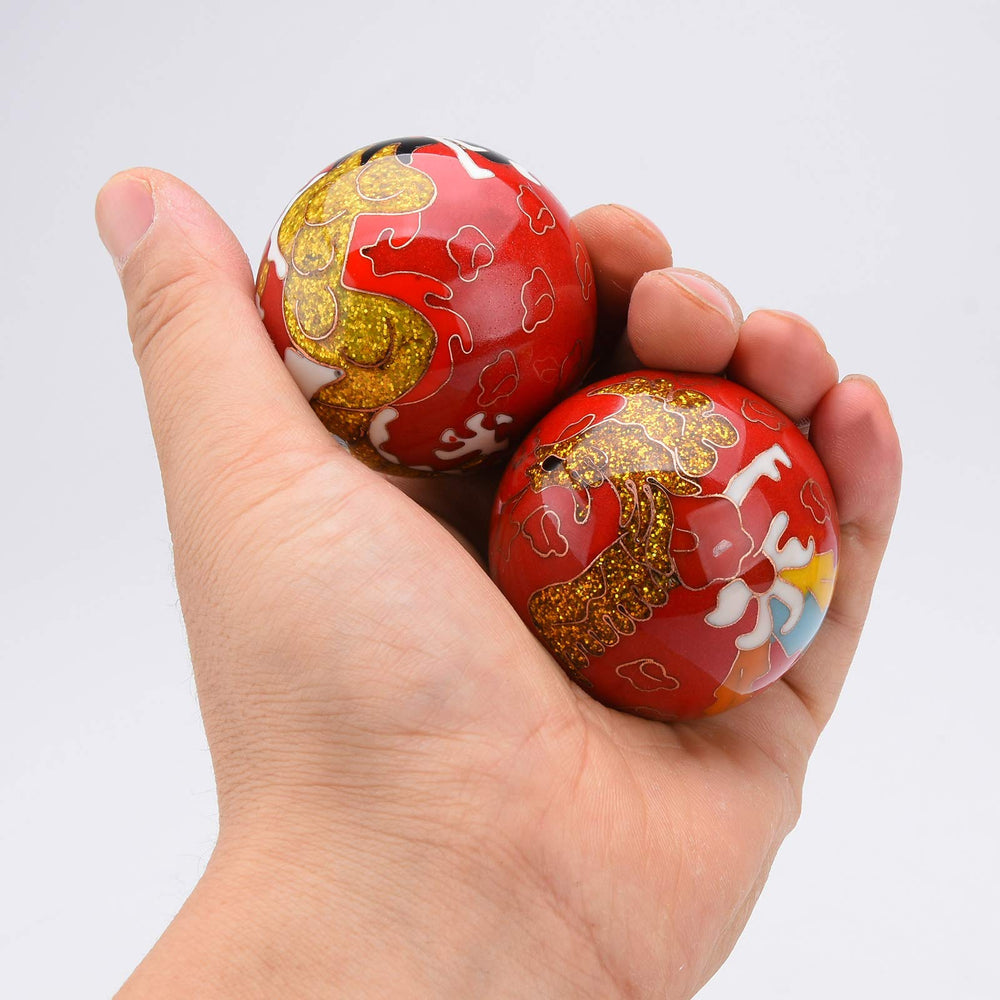 BRABUD Baoding ball chimes detail showing tactile feedback