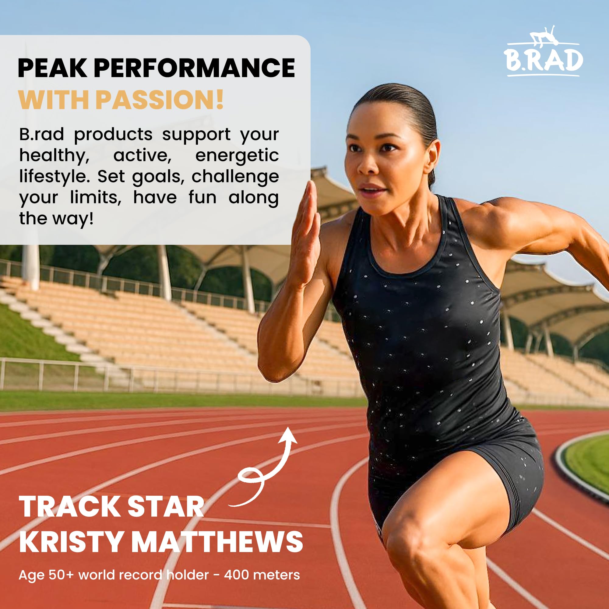 B.rad unflavored powder ready for versatile uses in shakes and recipes