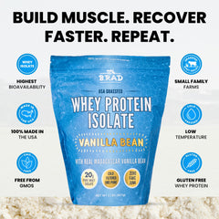 B.rad whey isolate added to yogurt for a protein rich snack