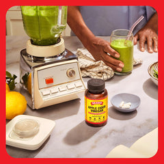 Bragg ACV capsules clean label icon, showcasing non-GMO, vegan, gluten-free status.