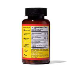 Bragg Energy ACV Capsules close-up of B-12 vitamins label.