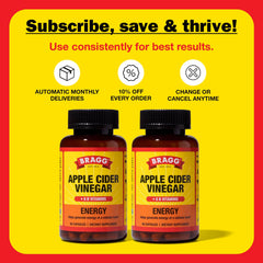 Bragg Energy ACV Capsules with meals scene for routine daytime use.