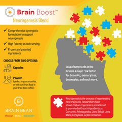 Brain Bean Brain-Boost tea-stir ready to mix into hot tea for daily focus.