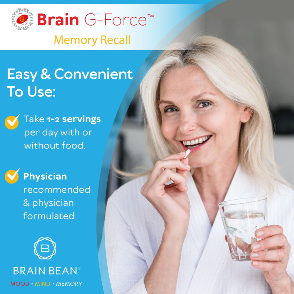 Brain Bean Brain G-Force mind-mood shot implies balanced energy and clarity.