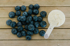 Brain Bean Brain-Immune serving-spoon scene emphasizes convenient daily dosage.