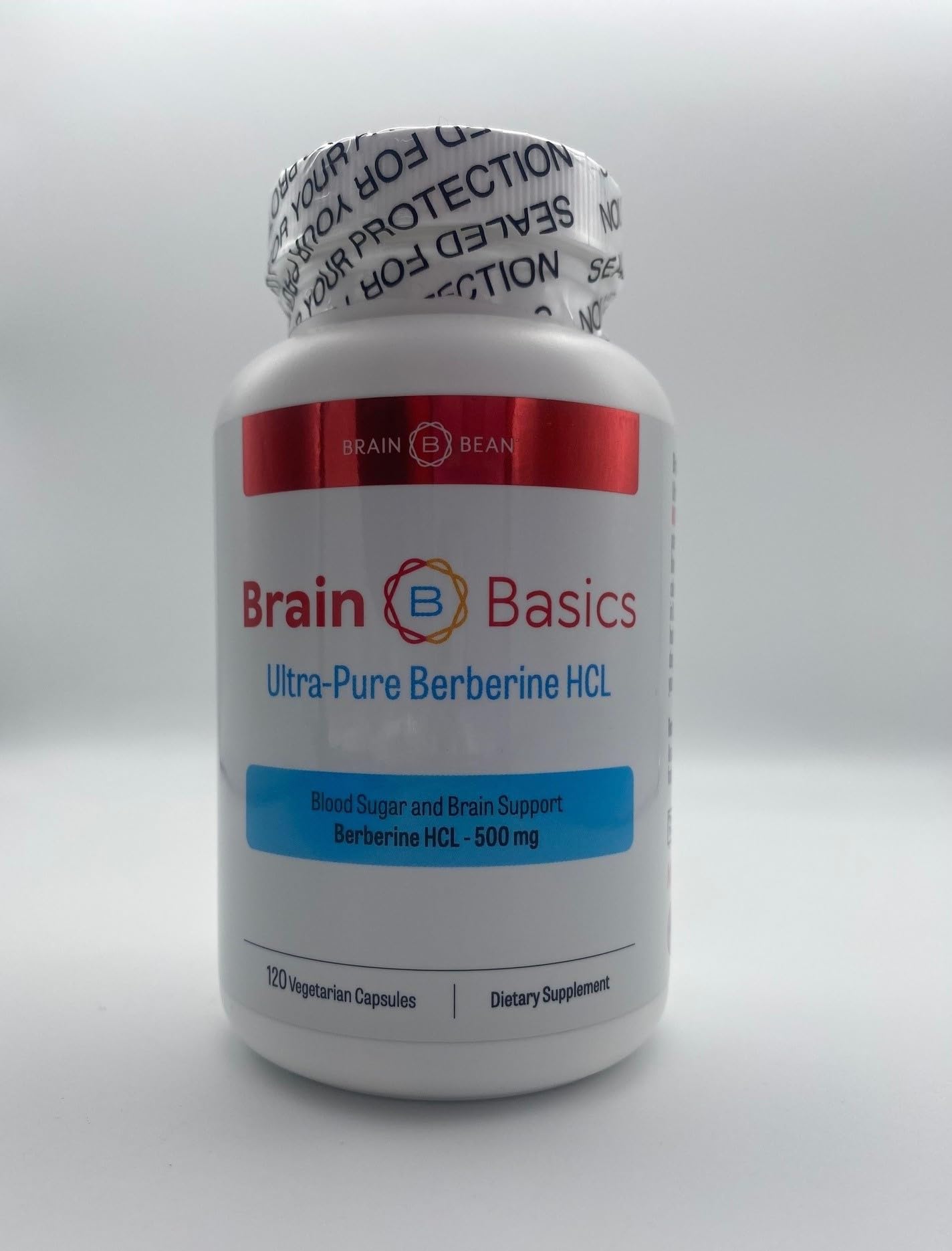 Brain Bean Ultra Berberine HCL vegan capsules confirm vegan and gluten-free formula