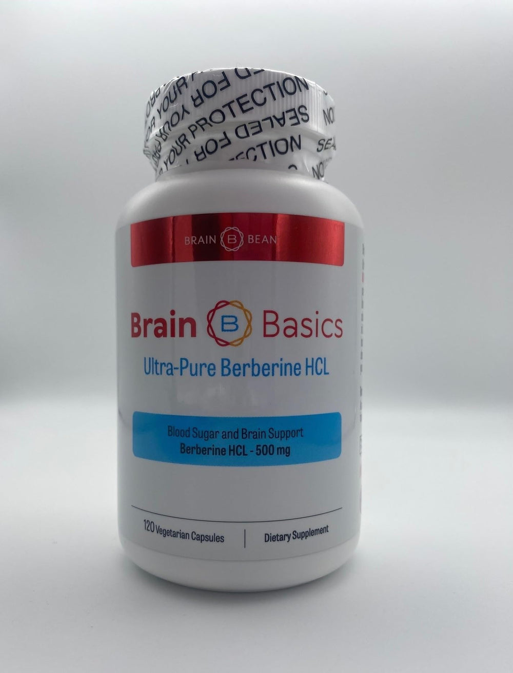 Brain Bean Ultra Berberine HCL vegan capsules confirm vegan and gluten-free formula
