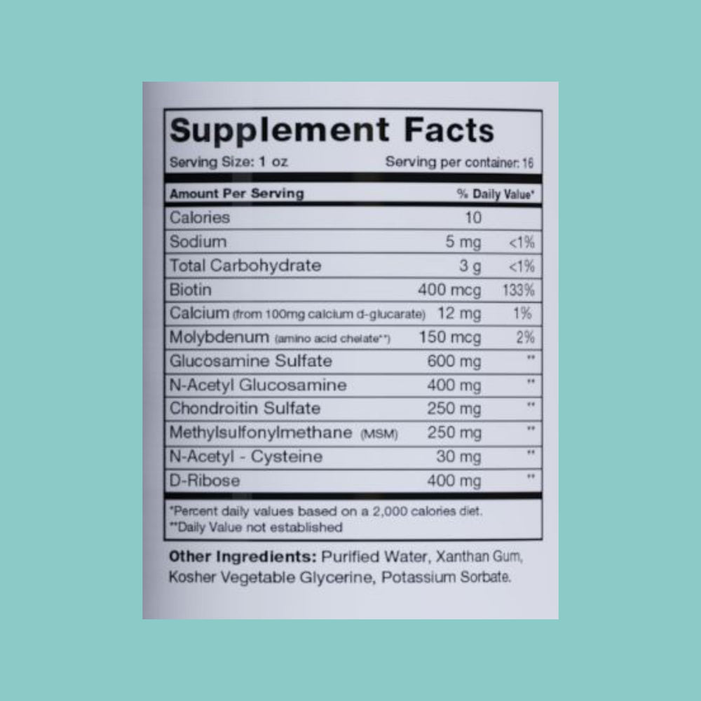BrainChild Nutritionals IntestiMend dosing spoon measuring 1 oz for daily intake.
