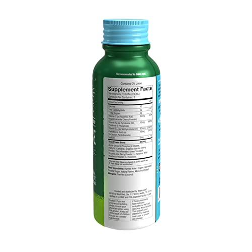 BrainJuice Alpha GPC and vitamins in a convenient brain shot.