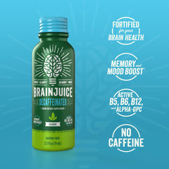 BrainJuice B vitamins support daily cognitive energy and mood.