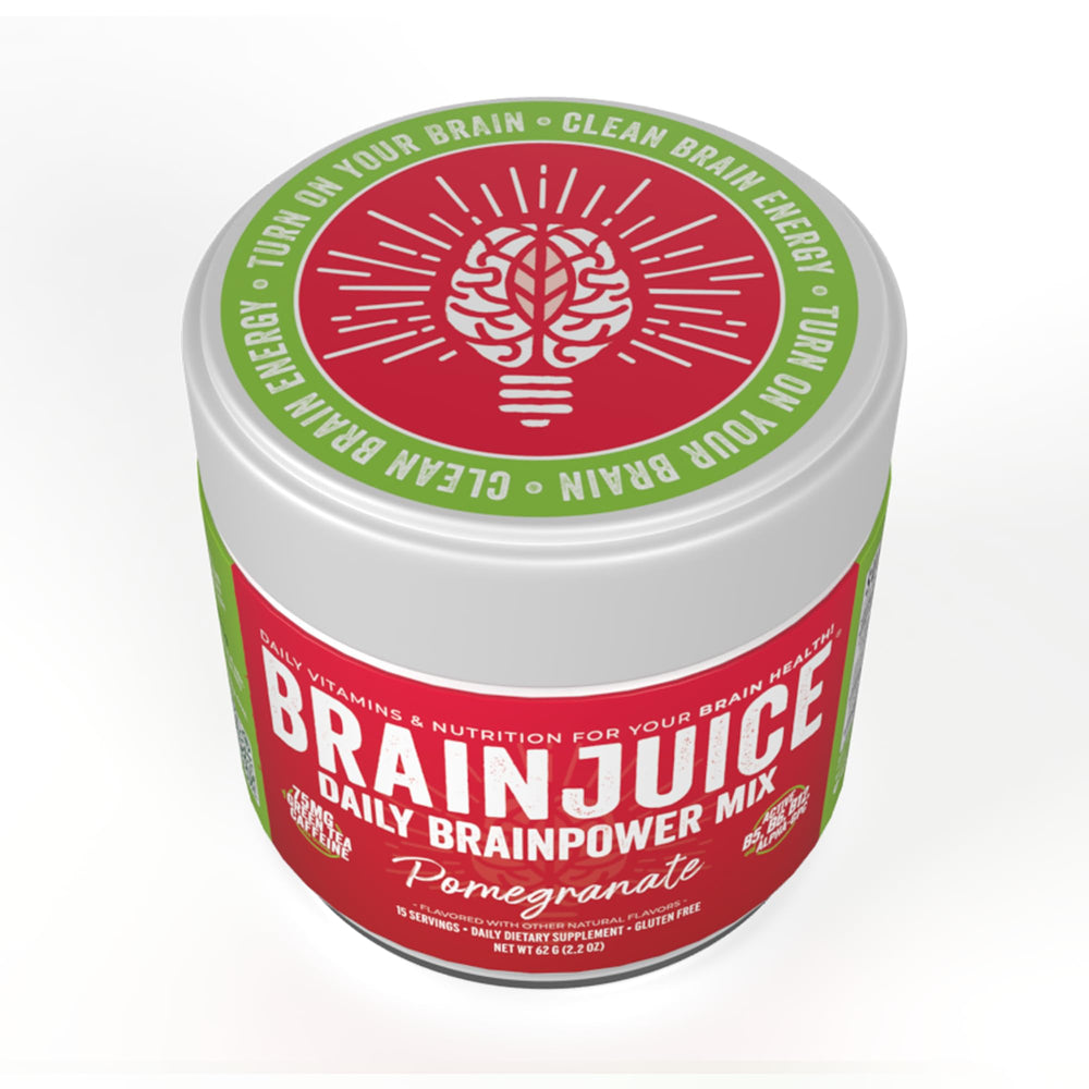 BrainJuice Nootropics Brain Support Powder | Gluten Free Drink Mix for ...