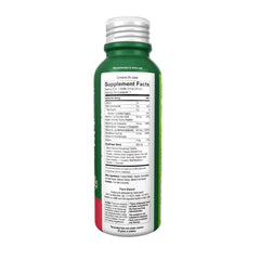 Ingredients label of BrainJuice highlighting Alpha-GPC and B vitamins