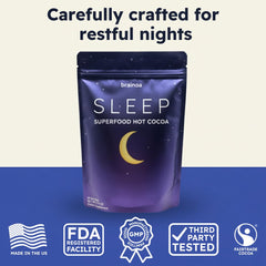 Brainoa Sleep Cocoa nightstand cup hints at a mindful nighttime routine.