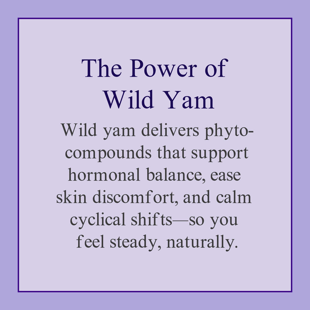Brand logo visible on Wild Yam Cream tub for easy recognition.