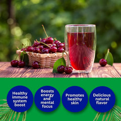 Brazilian Energy ingredients label highlighting guarana, acai, acerola and stevia