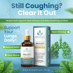 BREATHIUM under-tongue application illustrating fast absorption and ease of use