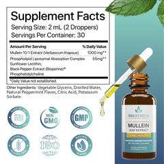 Breathium Mullein Drops USA made stamp on label.