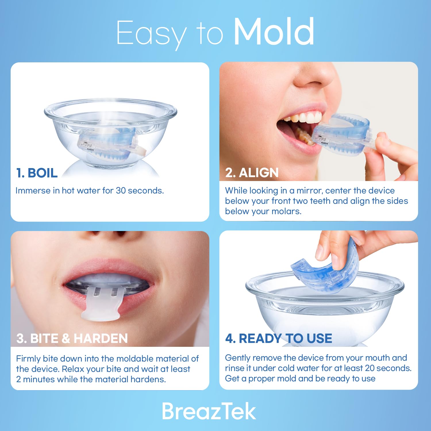 BreazTek easy cleaning routine for daily maintenance.
