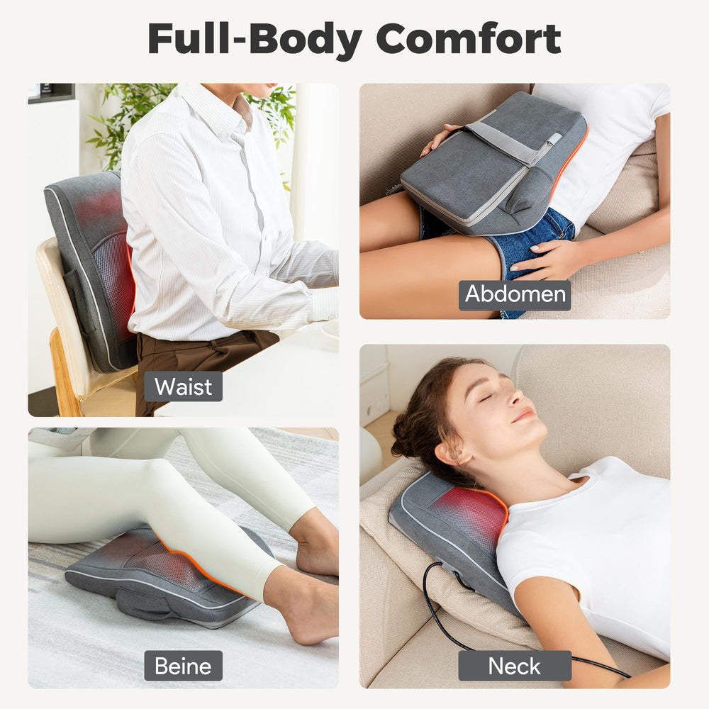 Brelley neck and back massager with convenient car adapter option