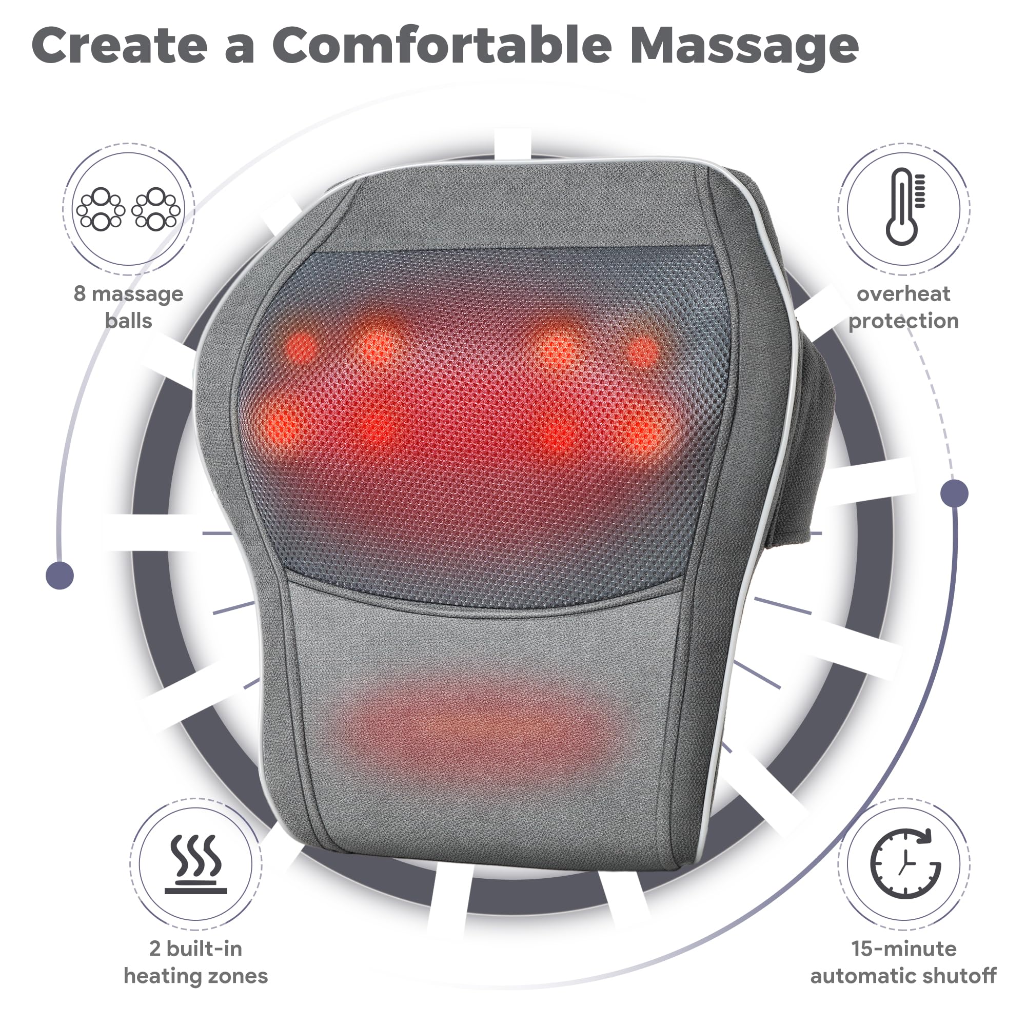 Brelley ergonomic design adapts to multiple body contours for full coverage