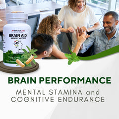 Bricker Labs brain aid capsules positioned for daily cognitive performance and clarity.