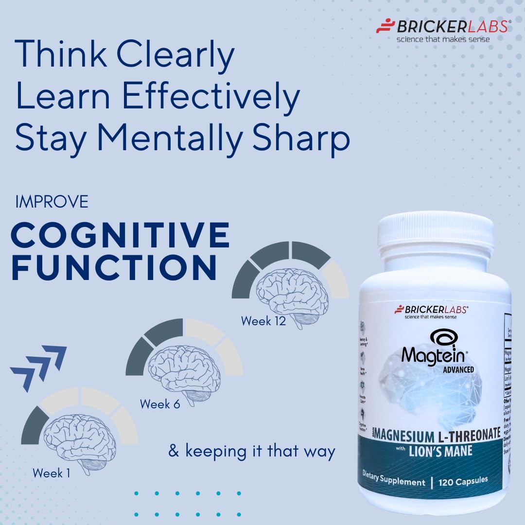 Bricker Labs Lion Mane mushroom detail emphasizes antioxidant brain support