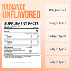 BRICKHOUSE Radiance powder scoop for smoothies demonstrates convenient daily nutrition.