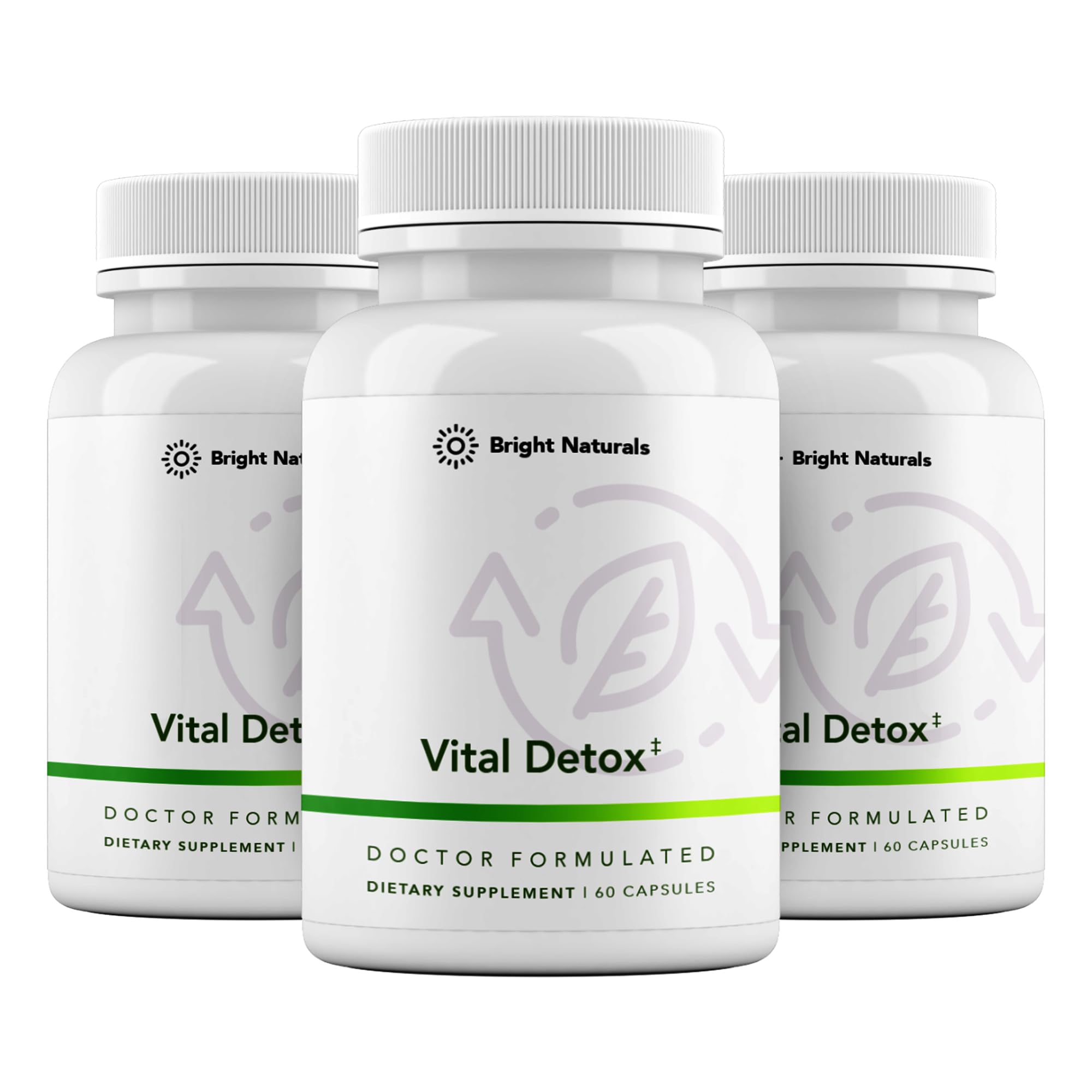 Bright Naturals Vital Detox bottle for daily liver support