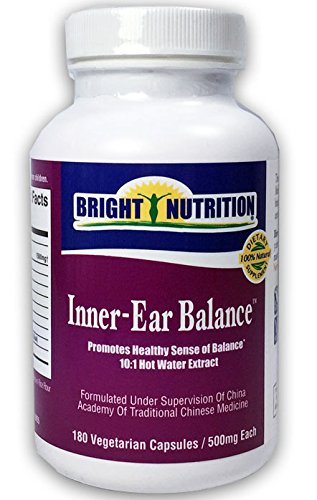 Bright Nutrition Inner-Ear Balance bottle front with capsules for daily balance support
