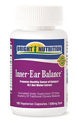 Bright Nutrition Inner-Ear Balance capsules close-up showing easy-to-swallow format