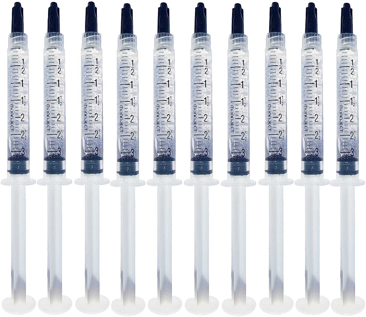 Bright White Smiles teeth whitening gel refill tubes for at-home whitening