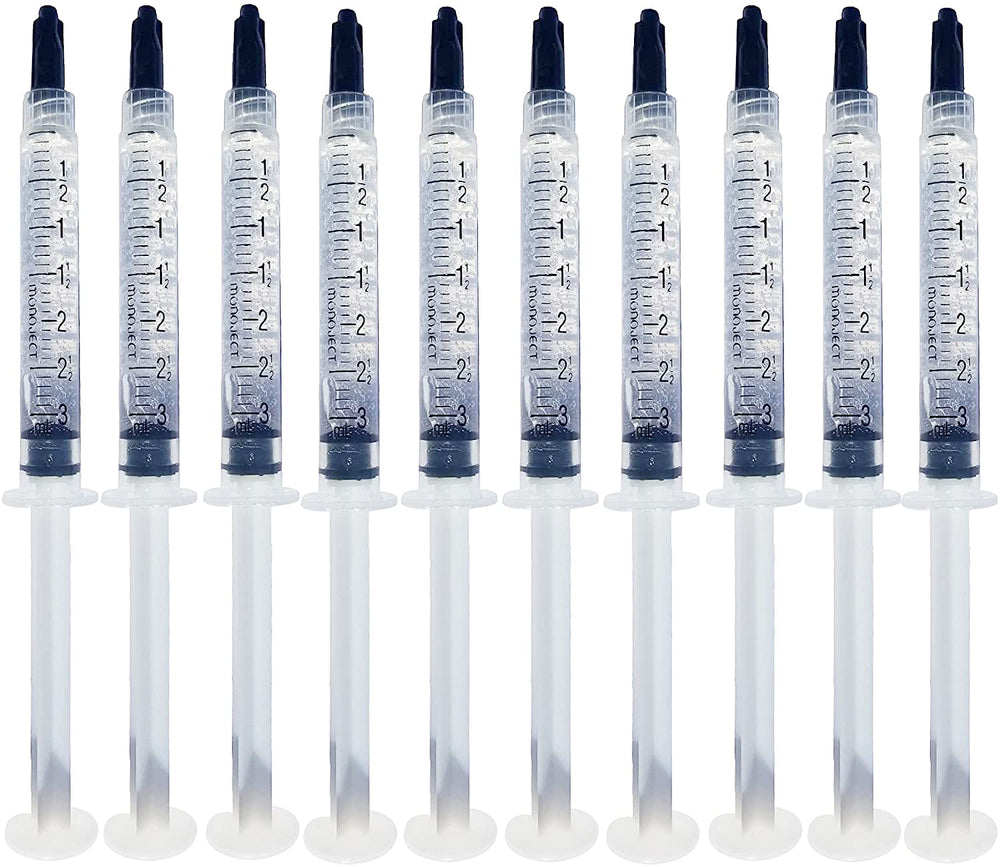 Bright White Smiles teeth whitening gel refill tubes for at-home whitening